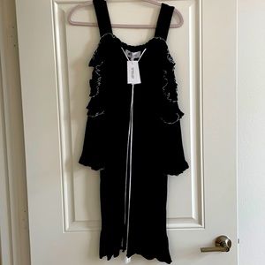 Black Derek Lam 10 crossbody dress size xs